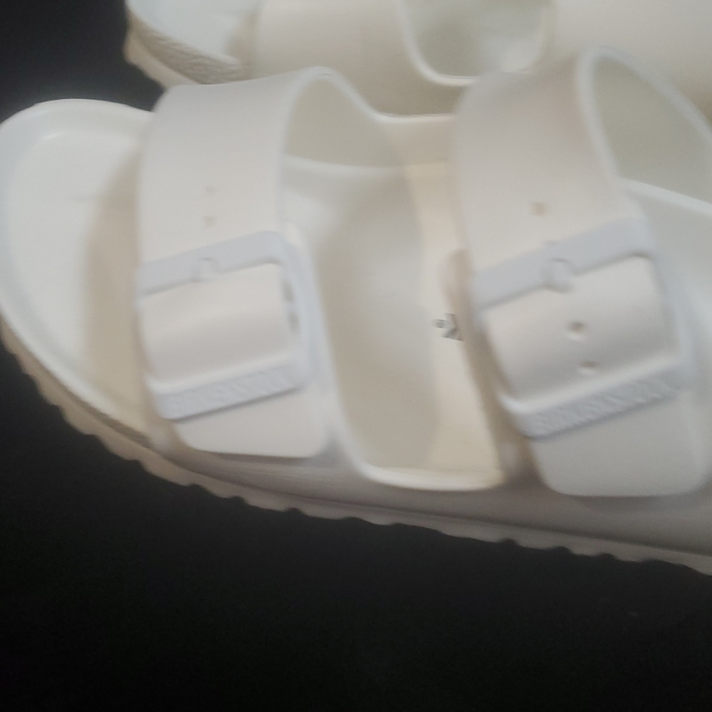BIRKENSTOCK ARIZONA EVA SANDALS IN OFF WHITE /SZ:41 - Picture 10 of 12
